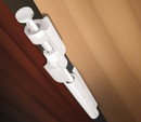 Perfect Products Door Saver 3 Low Profile Doorstop Residential Saver Ultra Stop, White