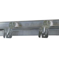 Orca Hardware By1300Af Track Kit 60" Aluminum For Single Roller By-Pass Door With Small Fascia