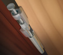 Perfect Products Door Saver 3 Low Profile Doorstop Residential Saver Ultra Stop, Pewter, Satin Nickel