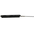 Orca Hardware 18" Flush Bolt With Round Corners X 7-3/8", Matte Black