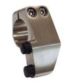 Orca Hardware Stop For Round Track Top Mount Hanger, Right, Steel, Satin Stainless
