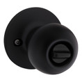 Safe Lock SK5000 Regina Keyed Entry Knob, Round Rose, Round Corner Adjustable Latch, Round Corner Strike, Keyed Alike in Groups of 3, Matte Black