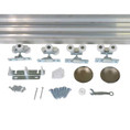 Orca Hardware Bpk1200F Bypass Door Track 60", 125 Lbs., For Fascia Standard Rollers, 1-3/8" Thickness