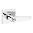 Safe Lock SL6000 Winston Keyed Entry Lever, Turn Button Inside, Square Rose, Round Corner Adjustable Latch, Round Corner Strike, Keyed Alike in Groups of 5, Bright Polished Chrome