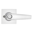 Safe Lock SL6000 Winston Keyed Entry Lever, Turn Button Inside, Square Rose, Round Corner Adjustable Latch, Round Corner Strike, Keyed Alike in Groups of 5, Bright Polished Chrome