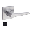 Safe Lock SL4000 Daylon Privacy Lever, Square Rose, Round Corner Adjustable Latch, Round Corner Strike, Matte Black