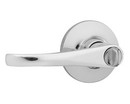 Safe Lock SL3000 Grapevine Privacy Lever, Round Rose, Round Corner Adjustable Latch, Round Corner Strike, Satin Nickel