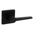 Safe Lock SL1002 Daylon UL Passage Lever /Hall/Closet, Square Rose, Round Corner Adjustable Latch, Round Corner Strike, Matte Black