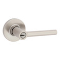Safe Lock SL6000 Reminy Keyed Entry Lever, Turn Button Inside, Round Rose, Round Corner Adjustable Latch, Round Corner Strike, Keyed Alike in Groups of 5, Satin Nickel