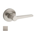 Safe Lock SL4000 Daylon Privacy Lever, Round Rose, Round Corner Adjustable Latch, Round Corner Strike, Satin Nickel