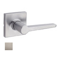 Safe Lock SL4000 Daylon Privacy Lever, Square Rose, Round Corner Adjustable Latch, Round Corner Strike, Satin Nickel