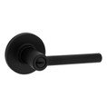 Safe Lock SL6000 Reminy Keyed Entry Lever, Turn Button Inside, Round Rose, Round Corner Adjustable Latch, Round Corner Strike, Keyed Alike in Groups of 5, Matte Black