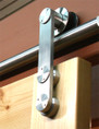 Orca Hardware Round Track Drop Hanger Only, Steel, Satin Stainless