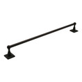 Orca Hardware Harstine 24 Inch Towel Bar Set, Matte Black
