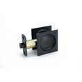 Orca Hardware Pocket Door Latch Lock, Square, Passage Function, Oil Rubbed Dark Bronze