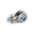 Orca Hardware Pocket Door Lock, Round, Privacy Function, Bright Polished Chrome