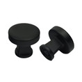 Orca Hardware Ck-19032 Whistler Cabinet Knob Collection, Pull, 32mm Diameter, Zinc Alloy, Matte Black
