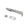 Orca Hardware Flush Bolt, Radius Corner, 6 Inch, Satin Nickel