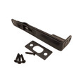 Orca Hardware 6" Flush Bolt With Round Corners, Matte Black