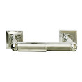 Orca Hardware Harstine Toilet Paper Holder W/Plastic Tube With Plastic, Satin Nickel
