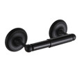 Orca Hardware Whidbey Toilet Paper Holder W/Plastic Tube With Plastic, Matte Black