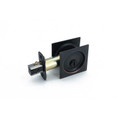 Orca Hardware Pocket Door Lock, Square, Privacy Function, Oil Rubbed Dark Bronze