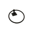 Orca Hardware Harstine Towel Ring, Matte Black