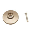 Orca Hardware Bi-Fold Door Knob Backplate, Satin Nickel