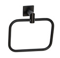 Orca Hardware Ripple Towel Ring, Matte Black