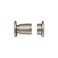 Orca Hardware Shower Curtain Rod Holder Metal Adjustable, Satin Nickel