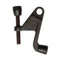 Orca Hardware Hd Hinge Pin Door Stop Heavy Duty, With Tip, Zinc Alloy, Matte Black