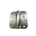 Orca Hardware Spring Steel Hinge 4" X 4" X 5/8" Radius Corner, Z Hole Pattern, /Us10B, Oil Rubbed Bronze