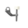 Orca Hardware Hinge Pin Door Stop, With White Tip, Zinc Alloy, Bright Polished Chrome-TH-HPDS-26-WT