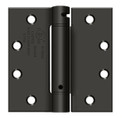 Orca Hardware Spring Steel Hinge 4-1/2" X 4-1/2" X Square Corner, /Us10B, Oil Rubbed Bronze