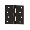 Hager Full Mortise Residential Hinge Square Corner Plain Bearing Steel 3-1/2" X 3-1/2", Matte Antique Bronze