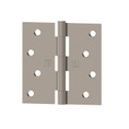 Hager Full Mortise Residential Hinge Square Corner Plain Bearing Steel 3-1/2" X 3-1/2", Satin Nickel