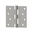 Hager Full Mortise Residential Hinge Square Corner Plain Bearing Steel 3-1/2" X 3-1/2", Bright Polished Chrome