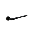 Orca Hardware Swirl 30 Inch Towel Bar Set, Matte Black