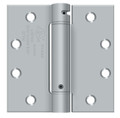 Orca Hardware Spring Steel Hinge 4-1/2" X 4-1/2" X Square Corner, Satin Chrome