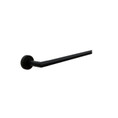 Orca Hardware Swirl 18 Inch Towel Bar Set, Matte Black