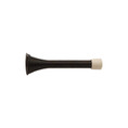 Orca Hardware 3-1/8" Spring Door Stop With White Tip, Oil Rubbed Dark Bronze