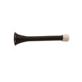 Orca Hardware 3-3/4" Spring Door Stop -/4" With White Tip, Oil Rubbed Dark Bronze