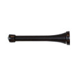 Orca Hardware 3-3/4" Spring Door Stop -/4" With Black Tip, Oil Rubbed Dark Bronze