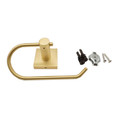 Orca Hardware Vashon Curved Euro Toilet Paper Holder, Satin Brass