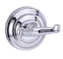 Orca Hardware Waldron Double Robe Hook, Polished Chrome