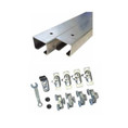 Orca Hardware Bpk1100 Bypass Door Hardware Kit 48", 150 Lbs., 2, 3/4" To 1-3/8" Thickness