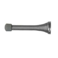 Orca Hardware 3-1/8" Spring Door Stop With Grey Tip, Satin Chrome