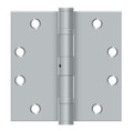 Orca Hardware Commercial Steel Hinge X Nrp 4-1/2" Square Corner Ball Bearing, Non-Removable Pin, Satin Chrome