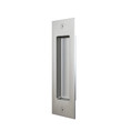 Orca Hardware Rectangular Pull For Sliding Doors 6.5", Satin Stainless