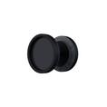 Orca Hardware Pair Of Round Pulls For Sliding Doors 1.89" Diameter, Matte Black